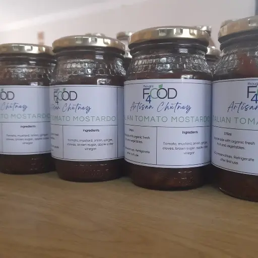 [T4F-CHU-RTM-350] Chutney Italian Red Tomato Mostarda 350g
